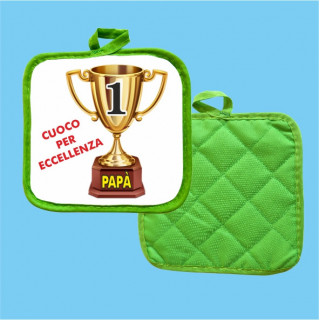 PRESINA DA CUCINA QUADRATA 17cm DA PERSONALIZZARE (Conf. 6pz)