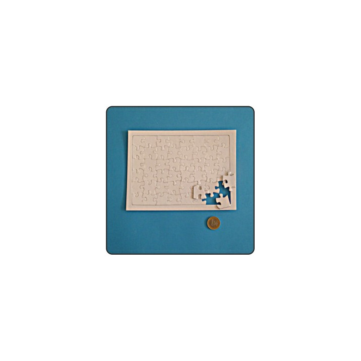 48PEZZI PUZZLE RETTANGOLARE 125x175x2mm SUBLIMABILE