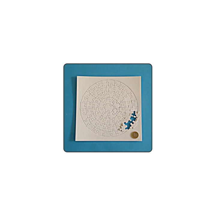 72PEZZI PUZZLE TONDO 195x2mm SUBLIMABILE