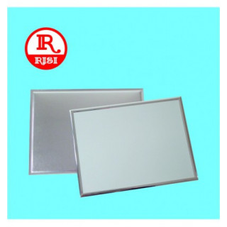 TARGA SATINATA CON BORDI IN RILIEVO ARGENTATI 200x150 mm