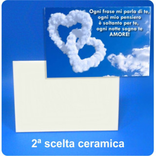 CERAMICA SUBLIMATICA 20x30 cm 2°SCELTA  PEZZI10