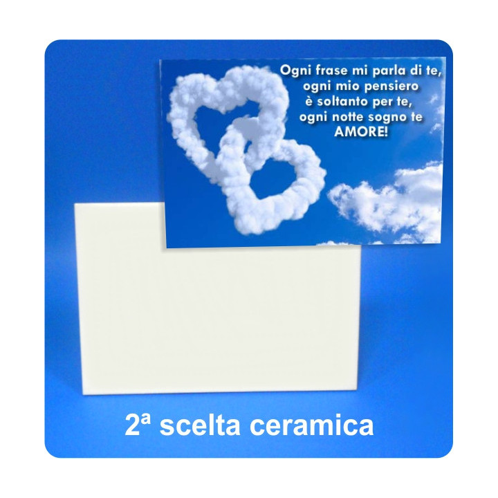 CERAMICA SUBLIMATICA 20x30 cm 2°SCELTA  PEZZI10