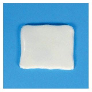 PORCELLANA SINTETICA INFRANGIBILE 4,3x5,2x0,5H