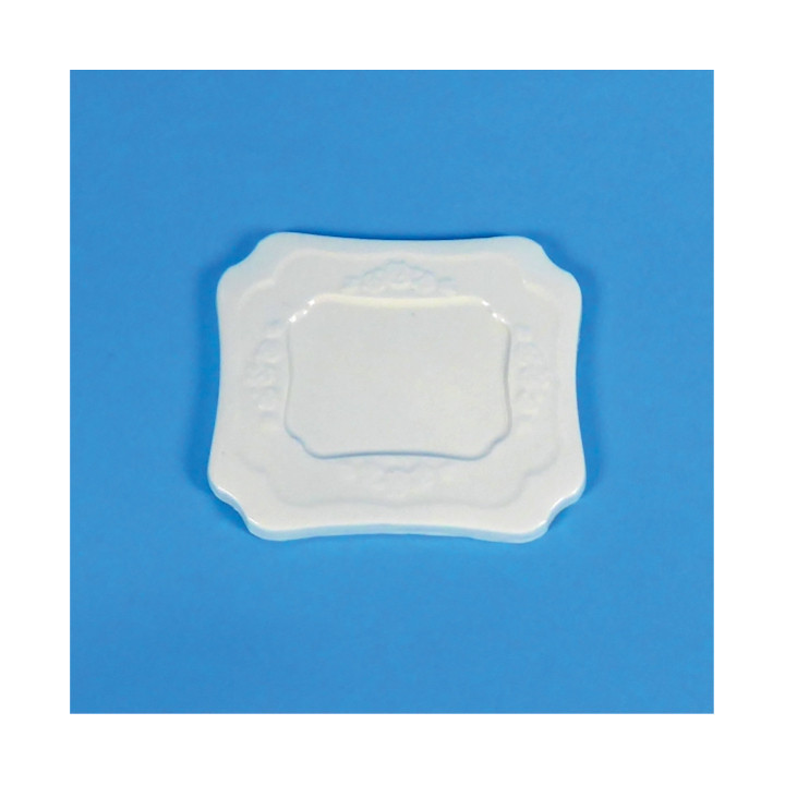 PORCELLANA SINTETICA INFRANGIBILE 7x8x0,6 cm, peso 32 GRANDE