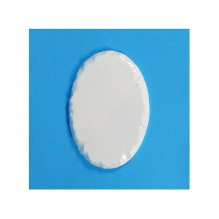 PORCELLANA SINTETICA INFRANGIBILE 8x5,5x0,7H