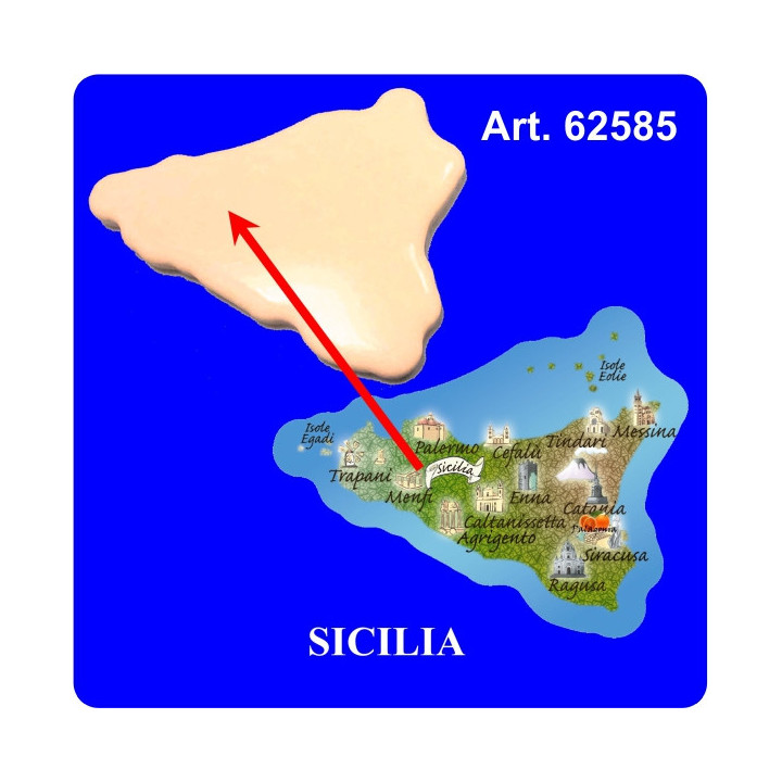 PORCELLANA SINTETICA SICILIA   PEZZI 12