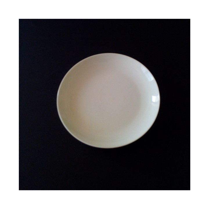 PIATTO CERAMICA BIANCA 18,50 cm NON TRATTATO PER LA SUBLIMAZIONE