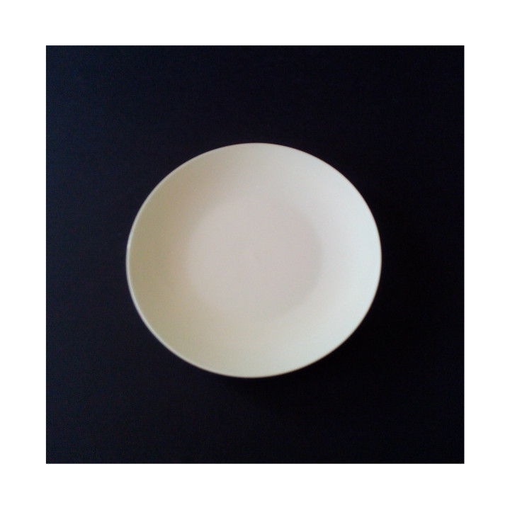 PIATTO CERAMICA BIANCA 20 cm NON TRATTATO PER LA SUBLIMAZIONE