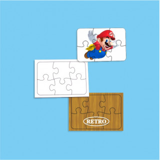 PUZZLE IN MDF SUBLIMABILE DA 6 PEZZI 7,9x5,4 cm SPESSORE  3 mm