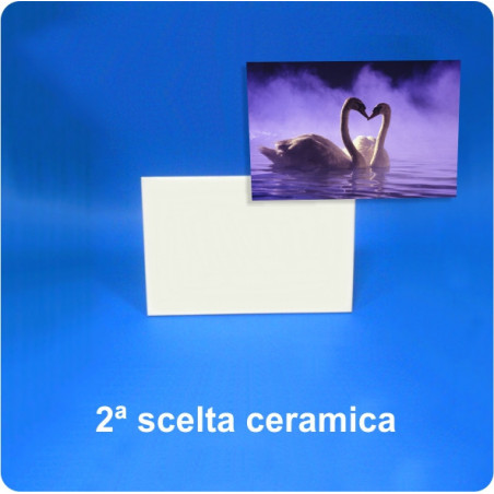 CERAMICA SUBLIMATICA 10x7 cm   2°SCELTA  PEZZI 50