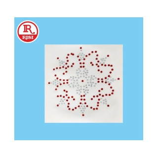 FIORI IN STRASS TERMOADESIVI PRIMA SCELTA , PER TESSUTO E MATERIALI VARI, MISURA 8x7,5 cm