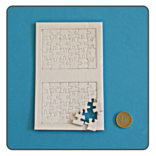 12PEZZI PUZZLE RETTANGOLARE 50x70x2mm SUBLIMABILE