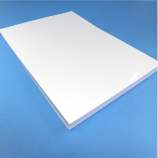 CARTONCINO BIANCO PRONTO PER LA SUBLIMAZIONE 100x70 250gr