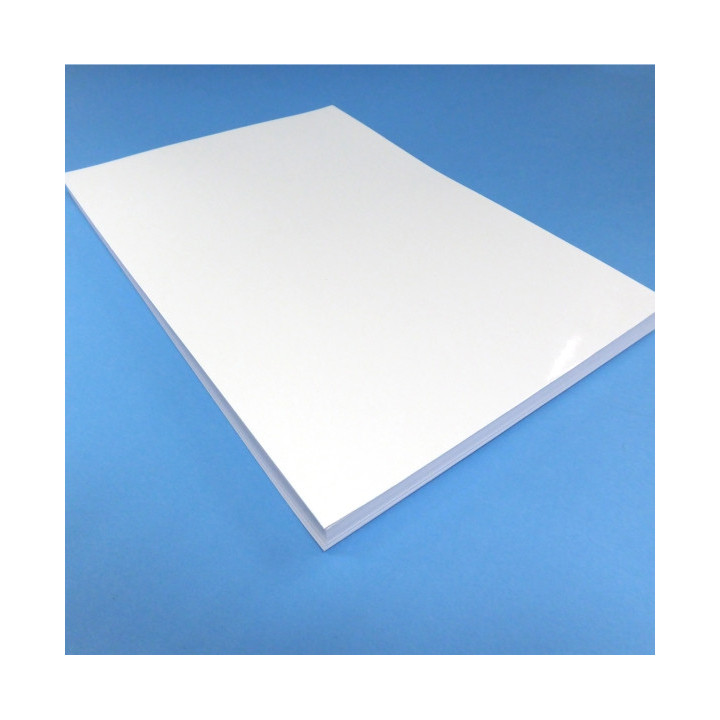CARTONCINO BIANCO PRONTO PER LA SUBLIMAZIONE 100x70 250gr