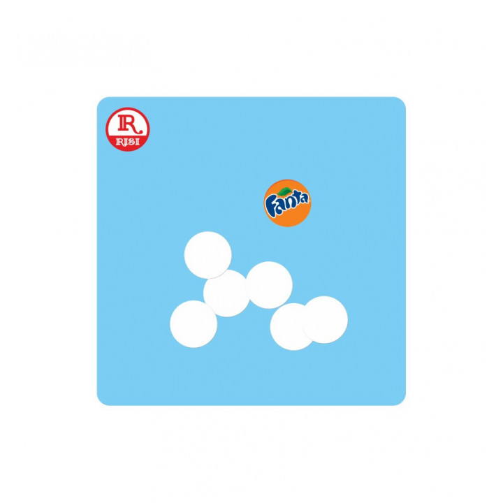 DISCO ALLUMINIO BIANCO LUCIDO 25 mm, SPESSORE  0.5 mm