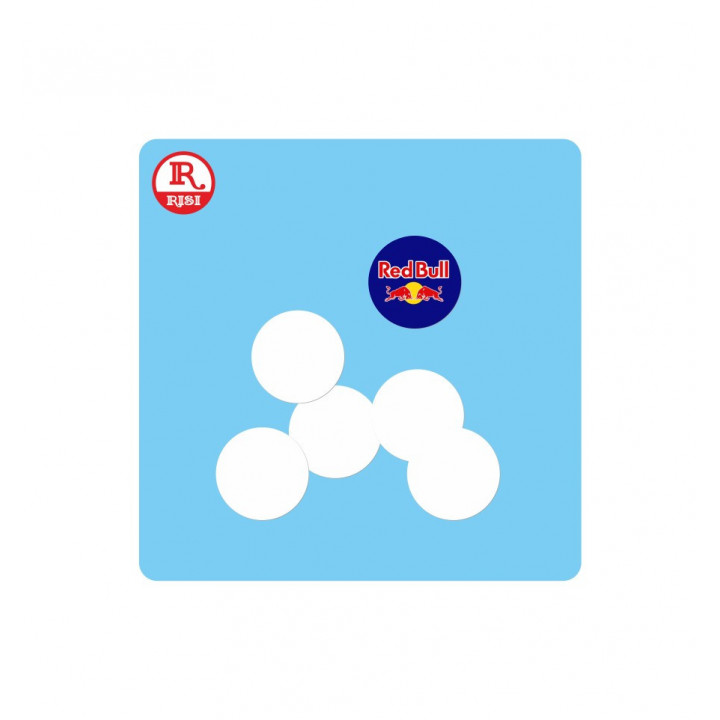 DISCO ALLUMINIO BIANCO LUCIDO 50 mm, SPESSORE  0.5 mm