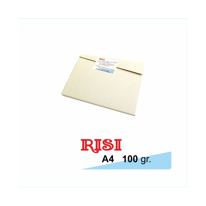 CARTA PER STAMPA IN SUBLIMAZIONE CON MARCHIO  RISI A4 100 g 110 fogli