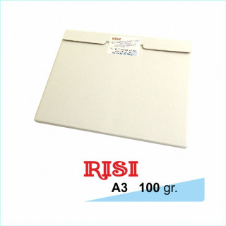 CARTA PER STAMPA IN SUBLIMAZIONE CON MARCHIO RISI A3 100 g. CONFEZIONE DA 110 FOGLI