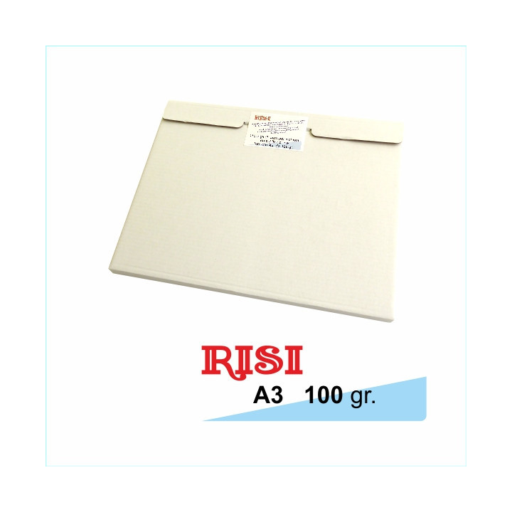 CARTA PER STAMPA IN SUBLIMAZIONE CON MARCHIO RISI A3 100 g. CONFEZIONE DA 110 FOGLI