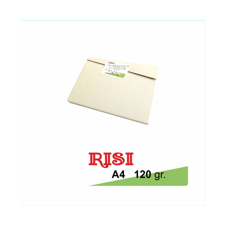 CARTA PER STAMPA IN SUBLIMAZIONE CON MARCHIO RISI A4 120 g. CONFEZIONE DA 110 fogli
