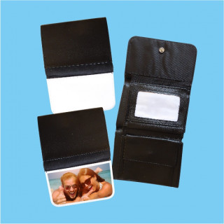 PORTAFOGLI DA SUBLIMARE 12x10 cm TAGLIA PICCOLA NERO