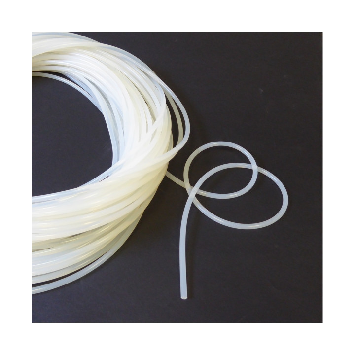 TUBO PIENO IN GOmmA SILICONICA 6mm