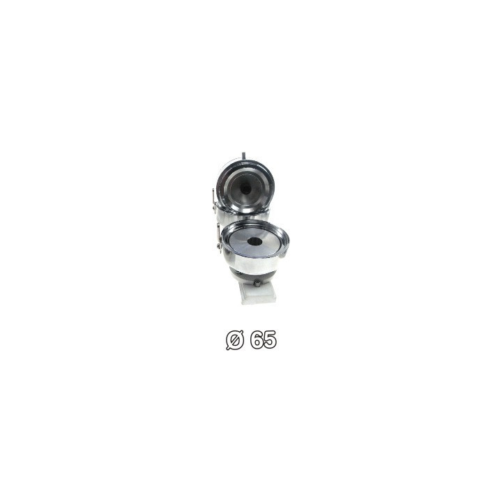 STAMPO Ø 65mm IN ACCIAIO CON BASE FISSA