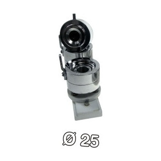STAMPO Ø 25mm IN ACCIAIO CON BASE FISSA