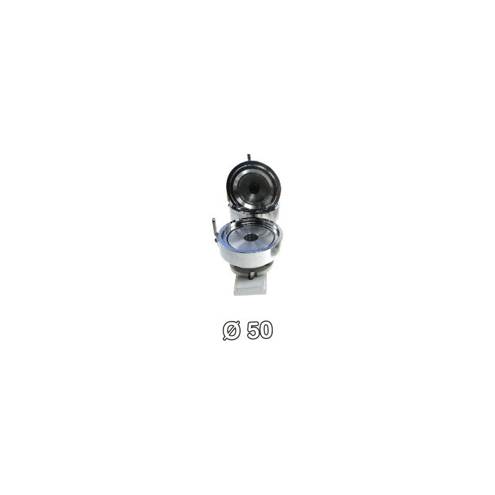 STAMPO Ø 50mm IN ACCIAIO CON BASE FISSA