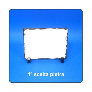 PIETRA SUBLIMABILE CON PIEDINO E SCATOLA 15x20 cm