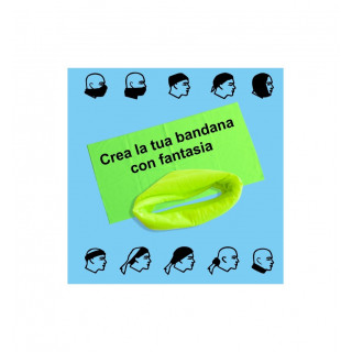 BANDANA VERDE 50x26 DA PERSONALIZZARE IN SUBLIMAZIONE
