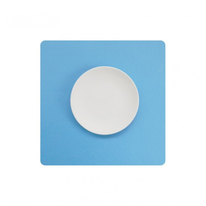 PIATTO CERAMICA BIANCA Ø 18,5 cm PER SUBLIMAZIONE