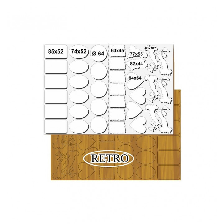 PANNELLO MDF SUBLIMABILE  ARGENTO 35x50 cm SPESSORE  3mm PERSONALIZZARE  CON FORME CLIENTE