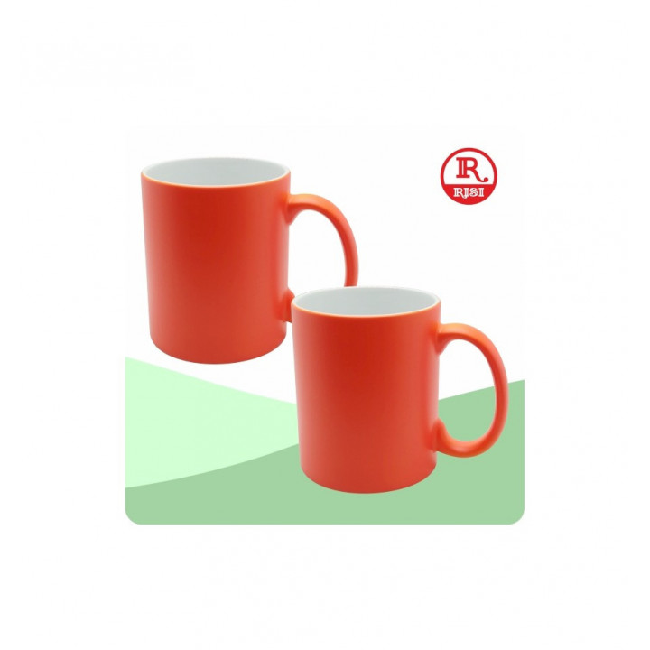 TAZZA COLORATA 80x100mm h, INTERNO BIANCO 1°SCELTA