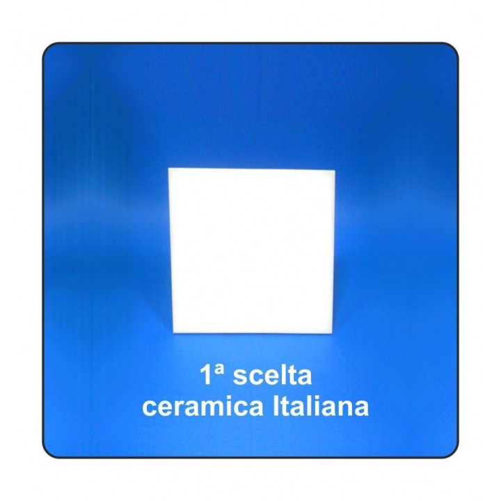 CERAMICA BIANCA 15x15 cm 1°SCELTA ITALIANA NON TRATTATA