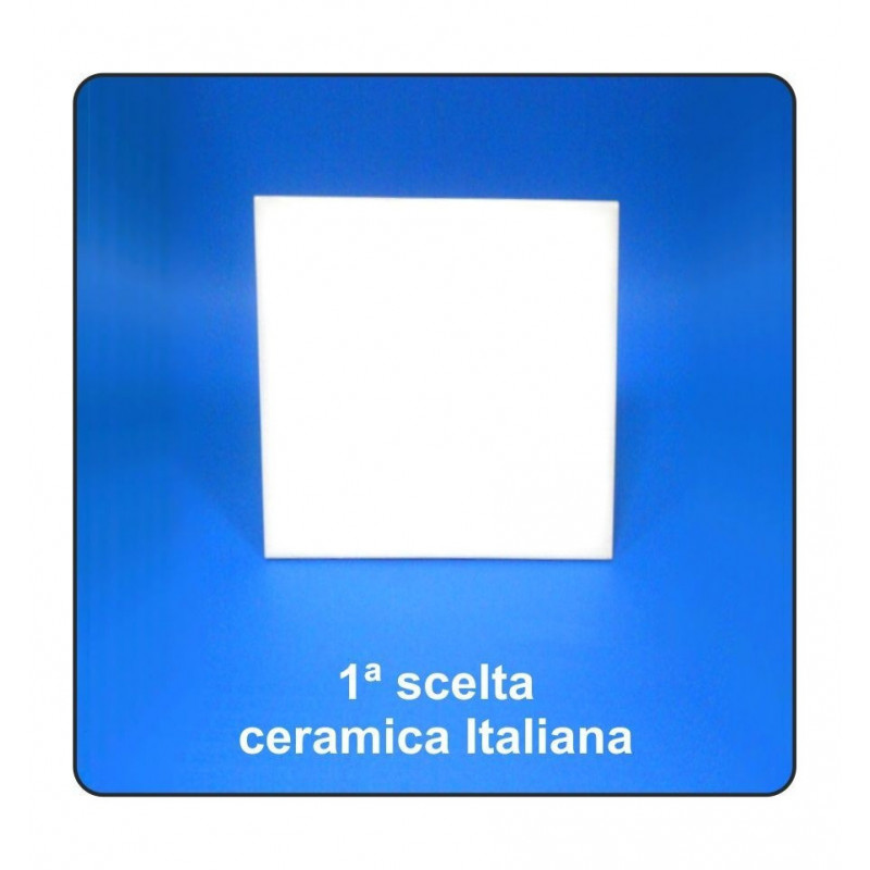 CERAMICA BIANCA 20x20 cm 1°SCELTA ITALIANA NON TRATTATA