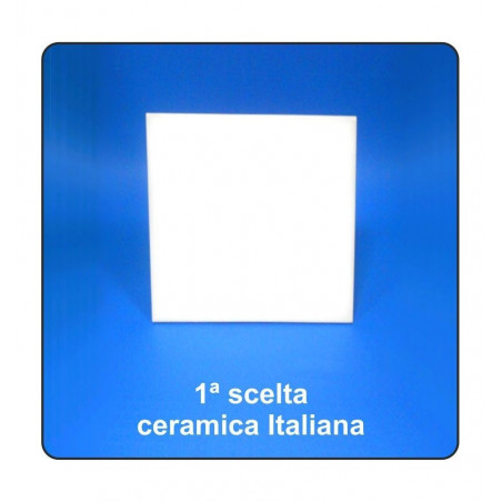 CERAMICA BIANCA 20x20 cm 1°SCELTA ITALIANA NON TRATTATA