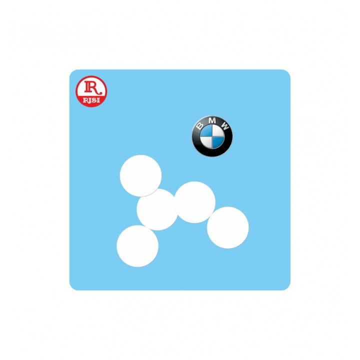 DISCO ALLUMINIO BIANCO LUCIDO 32 mm, SPESSORE  0.5 mm