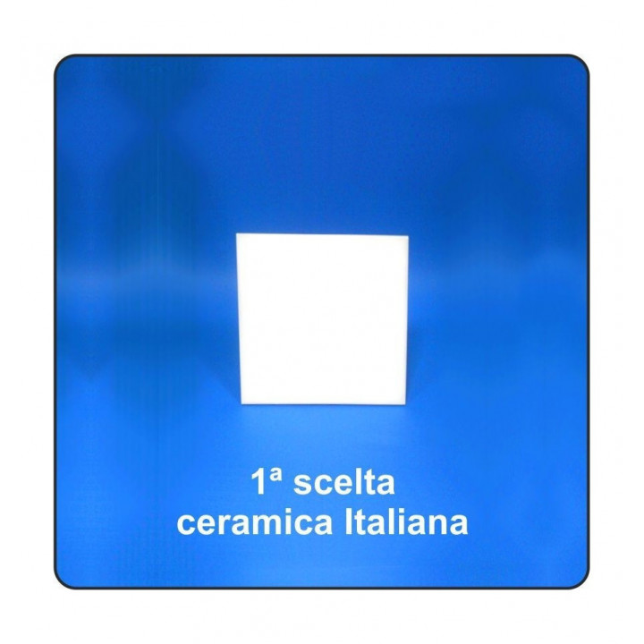 CERAMICA BIANCA 10x10 cm 1°SCELTA ITALIANA NON TRATTATA