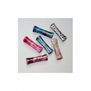 CILINDRO SOTTILE IN PLASTICA COLORI ASSORTITI 33x10 mm. Confezione da 0,5 KG.