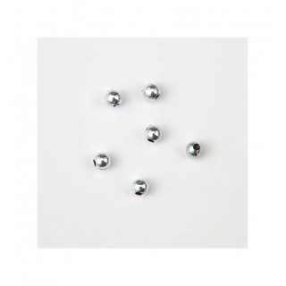 SFERA PLASTICA ARGENTATA Ø 4mm -  1 KG   30.000 PZ