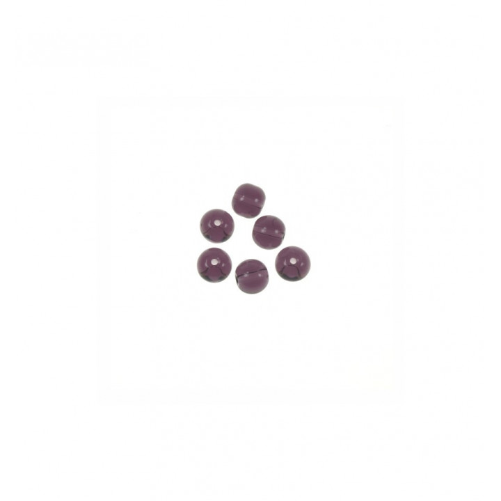 GRANI Ø4 mm VETRO COLORE VIOLA. Confezione da 2,5 KG.