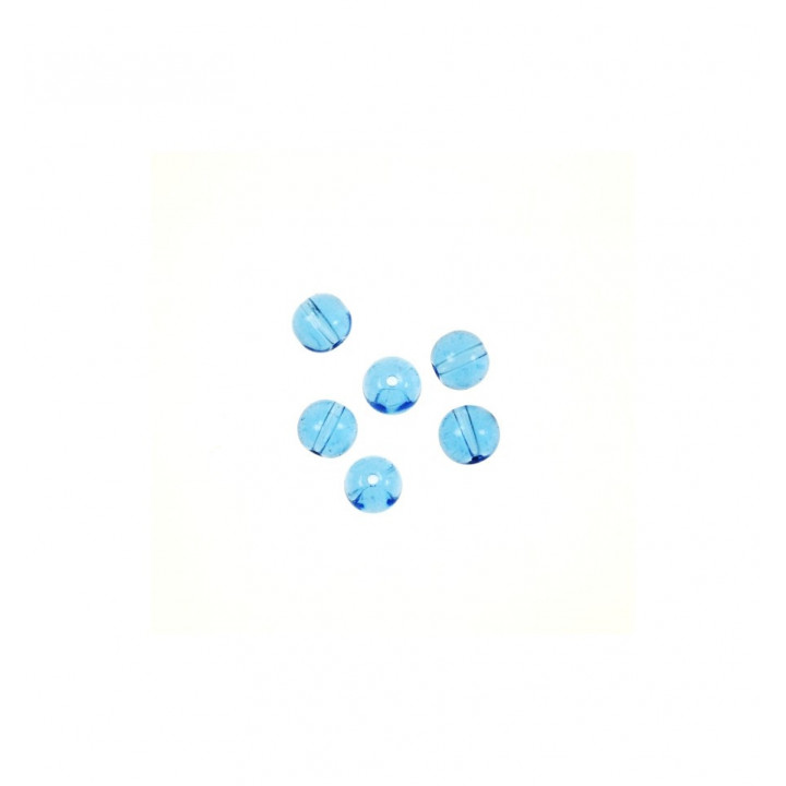 GRANI Ø4 mm VETRO COLORE AZZURRO. Confezione da 2,5 KG.