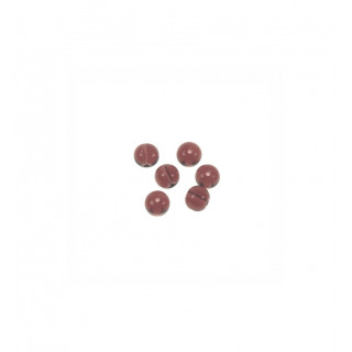 GRANI Ø4 mm VETRO COLORE BORDEAUX CHIARO. Confezione da 2,5 KG.