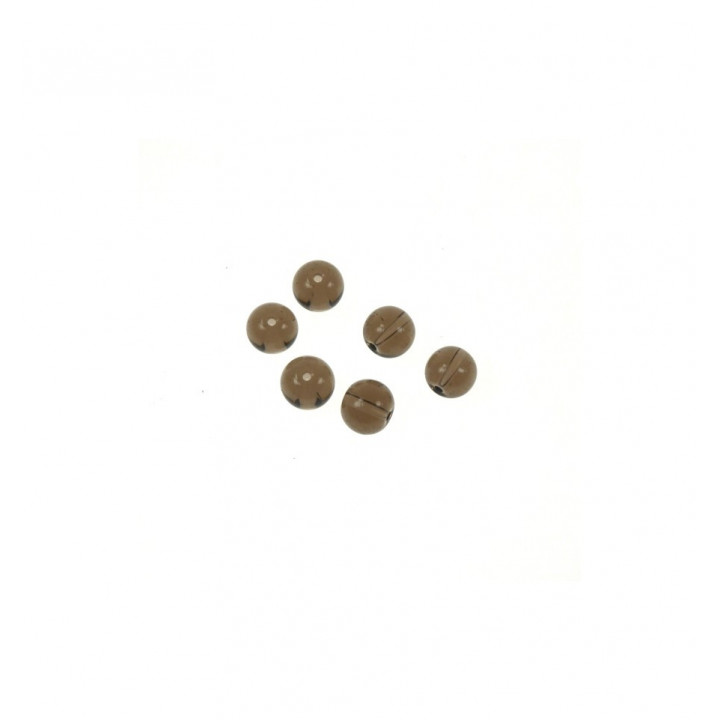 GRANI Ø4 mm VETRO COLORE MARRONE. Confezione da 2,5 KG.