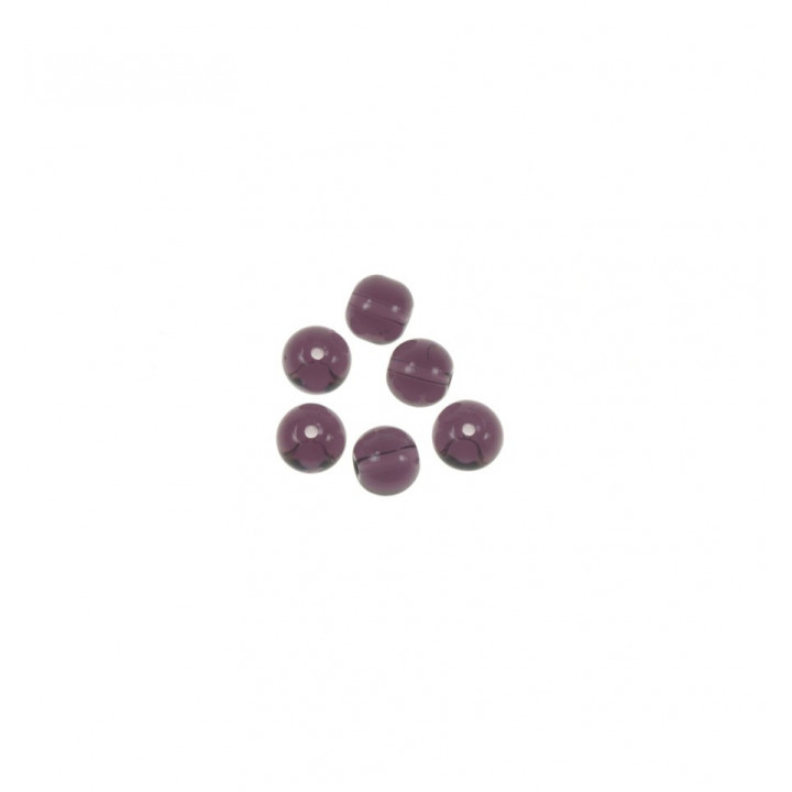 GRANI Ø6 mm VETRO COLORE VIOLA. CONFEZIONE DA 5 kg