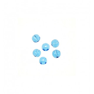 GRANI Ø6 mm VETRO COLORE AZZURRO. Confezione da 5 KG.