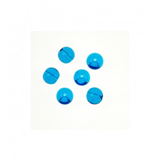 GRANI Ø8 mm VETRO COLORE BLU. Confezione da 5 KG.