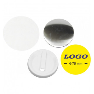 TONDO  Ø 75 mm CLIP IN PLASTICA