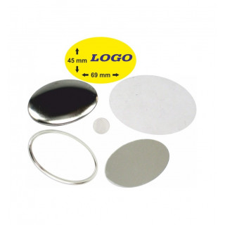 OVALE 69x45mm SPECCHIETTO